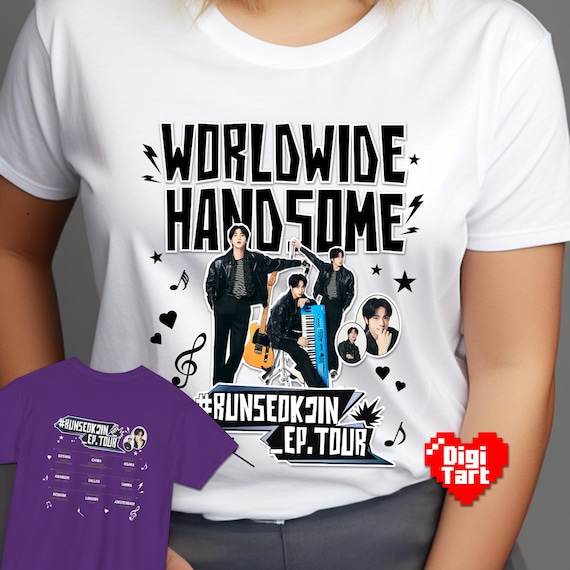 RUNSEOKJIN tour tシャツ L BTS jin BTS JIN ジン #RUNSEOKJIN_EP.TOUR Tシャツ L RUNSEOKJIN_EP
