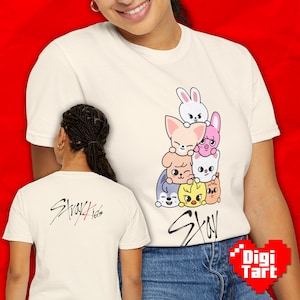 Kpop Stray Kids SKZoo Stay Unisex T-shirt, Stray Kids Merchandise, Kpop Fan Shirt, Kpop Concert Apparel, Kpop Fashion Shirt