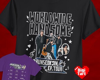 Run Seokjin Tour Shirt: BTS Jin Concert Tee, Army Merch - Etsy