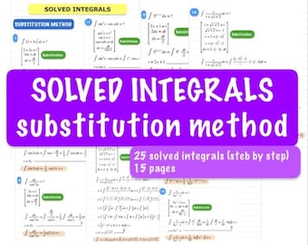 Solved integrals