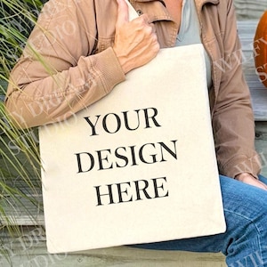Liberty Bag OAD113 Digital JPEG Image Mockup Natural Tote Cotton Canvas Tote Bag Fall Stock Photo Print on Demand Trendy Bag Printify Mockup