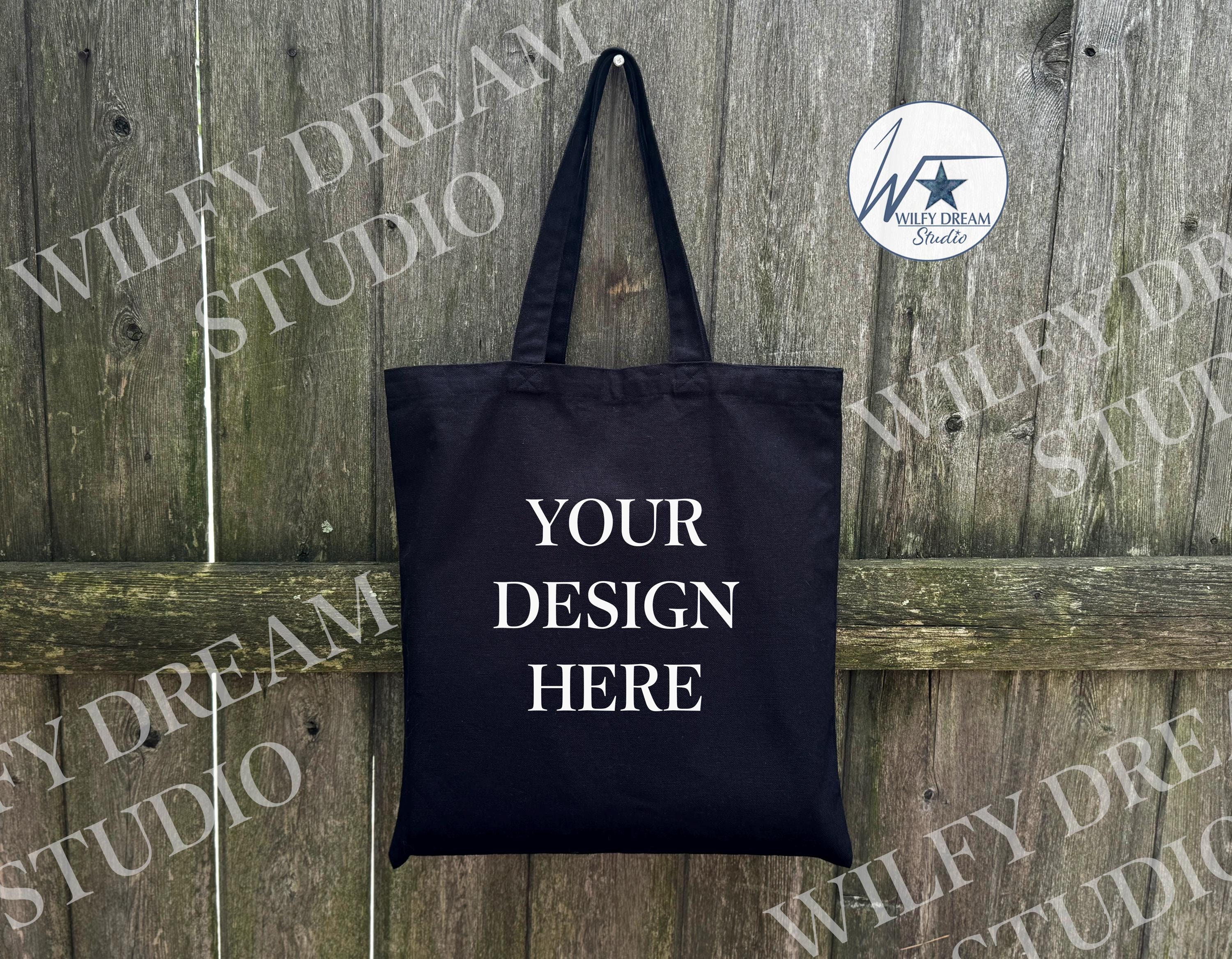 Liberty Bags OAD113 Digital Download Mockup Black Tote Bag Printify Tote Mockup Canvas Tote Mockup Minimalist Style Sublimation Bag Mockup