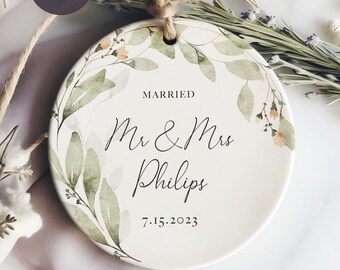 First Christmas Married - Married Ornament 2023