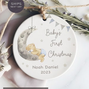 Baby's First Christmas Ornament - Boys Christmas Ornament 2025
