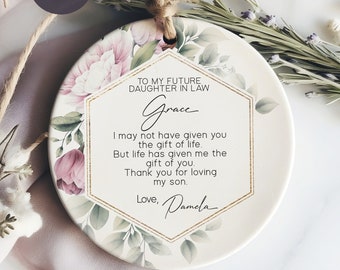 Wedding Ornament - Daughter In Law Gift 2023