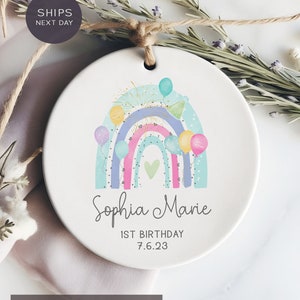 Girls Birthday Ornament - Birthday Gift 2025