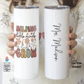 Teacher Gift - Personalized Tumbler Gift for Teacher - Helping Little Minds Grow Floral Tumbler Teacher Gifts - Teacher Appreciation Gift