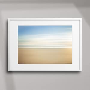 Extra Large Wall Art for Living Room, Large Coastal Art, Clouds, Beach Wall Art, Beach Print, Beach Photography, Travel Poster, Pastels [D2]