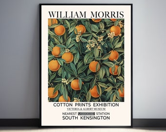 William Morris Oranges Print: Vintage Botanical Illustration