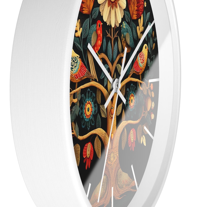 William Morris Clocks Tree of Life Wall Clock for Living Room Bed Room ...