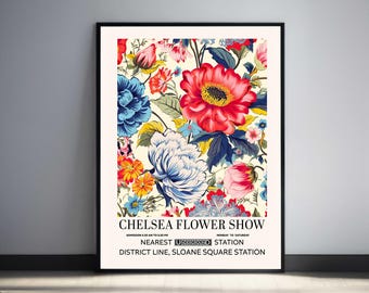 William Morris Flower Market Print: Vintage Botanical Wall Art