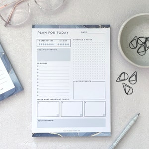 Ultimate Day Planner, Goal Setting Planner, Eco Friendly Planner, Daily Plan List, Organiser Pad, A5 Daily Planner Pad, Page Per Day Planner