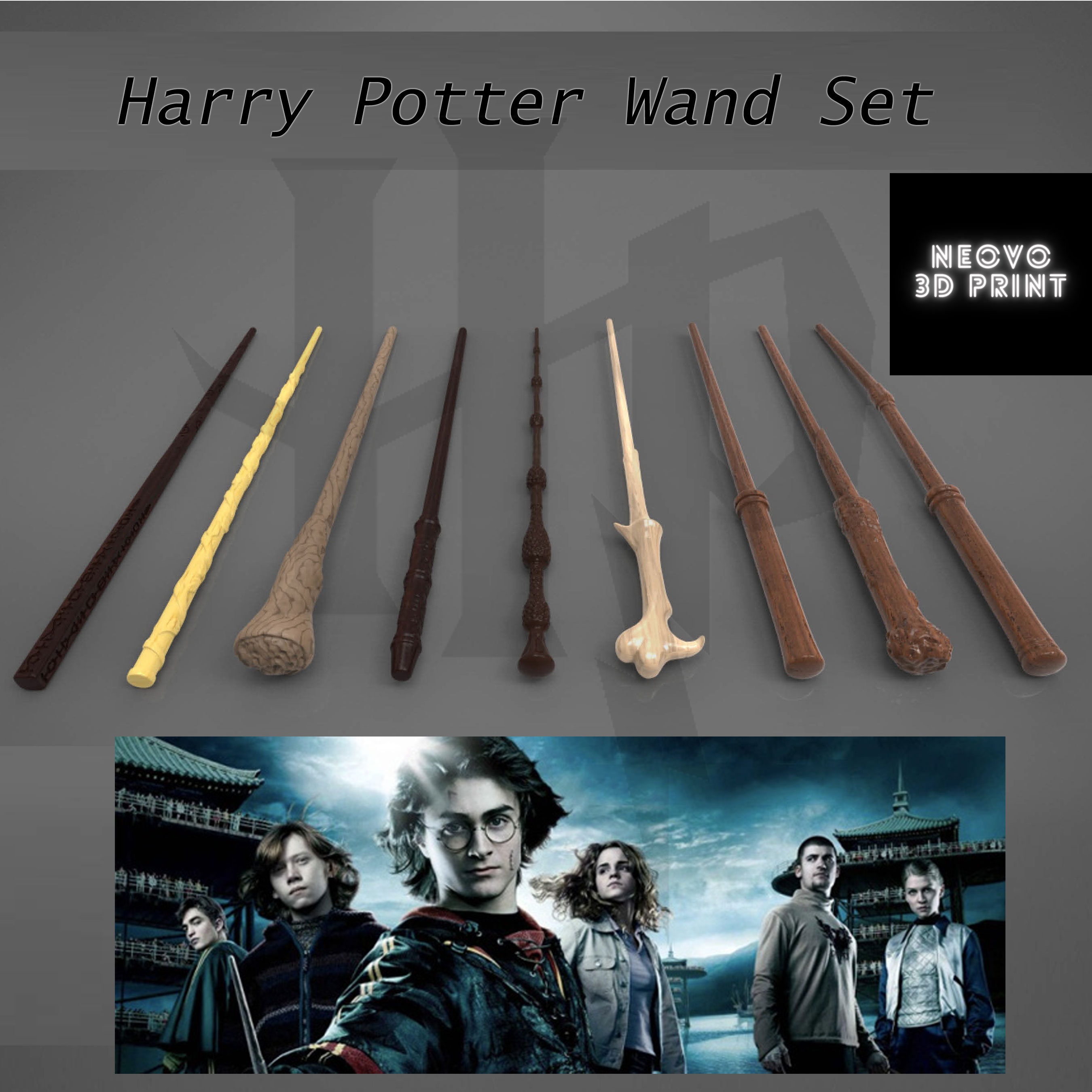 3D file Harry Potter Collection Decoration😁👍😁👍 ・3D printable