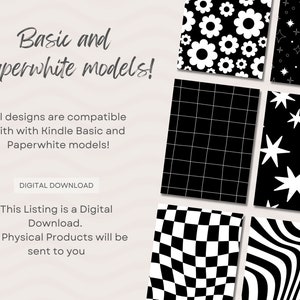 12 Ready-Made Kindle Lock Screens Patterns V1 Basic & Paperwhite Screensaver Wallpaper Bundle e.pub Files DIGITAL DOWNLOAD image 4