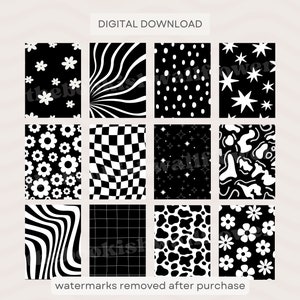 12 Ready-Made Kindle Lock Screens Patterns V1 Basic & Paperwhite Screensaver Wallpaper Bundle e.pub Files DIGITAL DOWNLOAD image 2