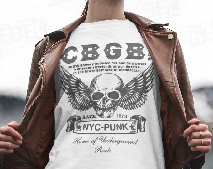 T-shirt CBGB The Legendary Rock Club - Unisex Fashion T-shirt