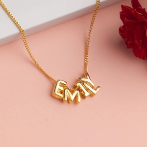 Delicado collar con nombre en plata de ley 925, joyería personalizada, regalo de dama de honor, colgante personalizado, delicado regalo de cumpleaños para novia,
