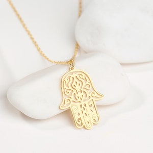 Ancien Pendentif Ajoure Main De Fatma Khamsa En Argent En Ance