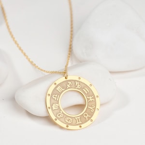 Gepersonaliseerde sterrenbeelden ketting 925 sterlingzilver, astrologie sieraden, sterrenbeeld hanger, horoscoop bedel, hemelse astroloog cadeau