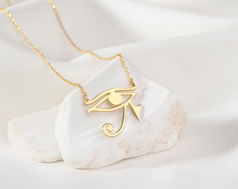 Eye Of Ra Necklace  Eye Of Horus Pendant, Egyptian Jewelry, Mythology Necklace, Spiritual Necklace, Eye Of Ra, Evil Eye Luck