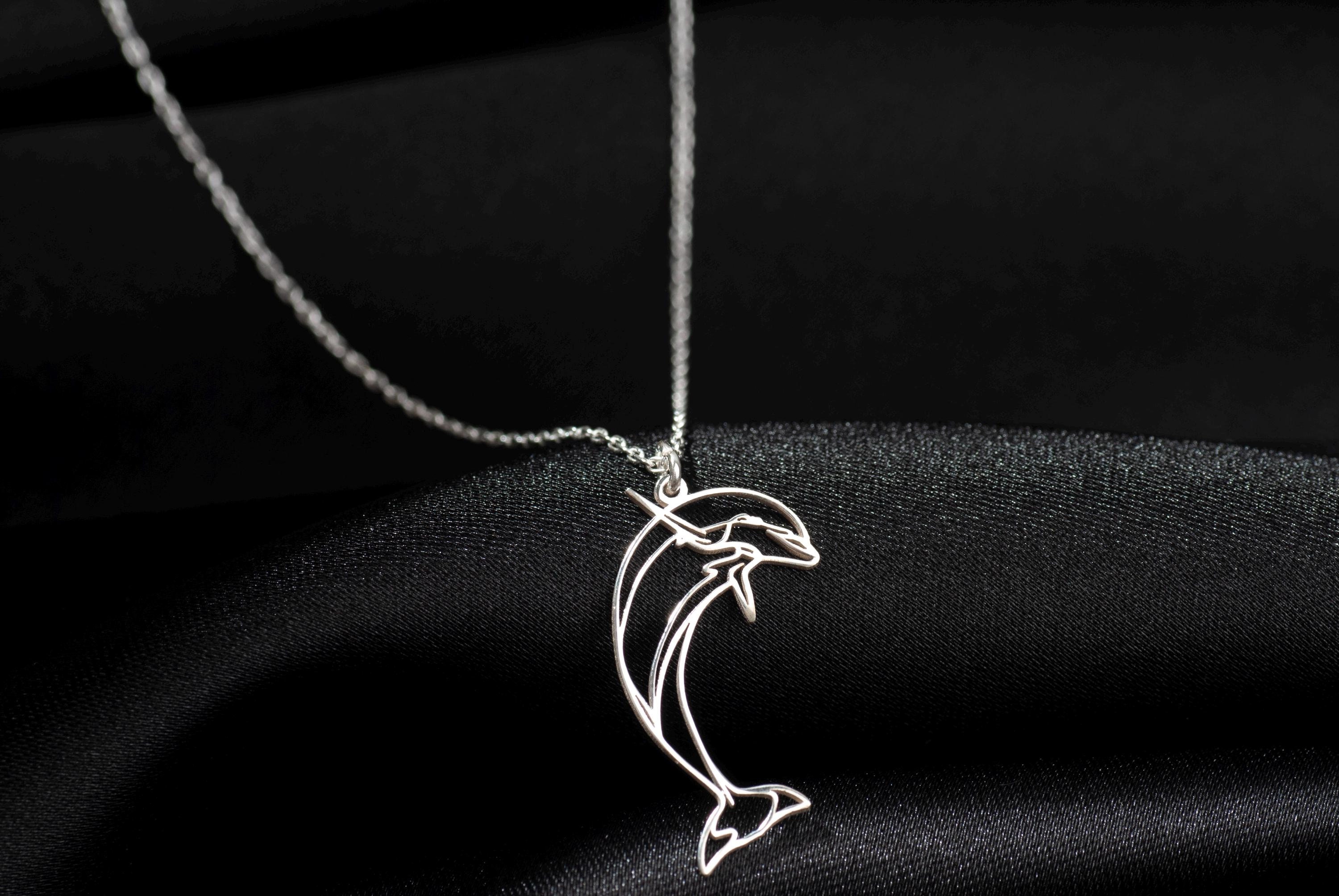 Set di 3 Collane per Migliori Amiche, Pendenti Separabili con Delfino Smaltato, Stelle, Paillettes, Farfalla e Cuore, Regalo per Bambine e Ragazze
