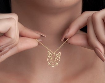 Leopard Necklace, Panther Pendant, Animal Jewelry, Jaguar Necklace, Cheetah Necklace, Big Cat Pendant, Minimalist Necklace, Gift For Her