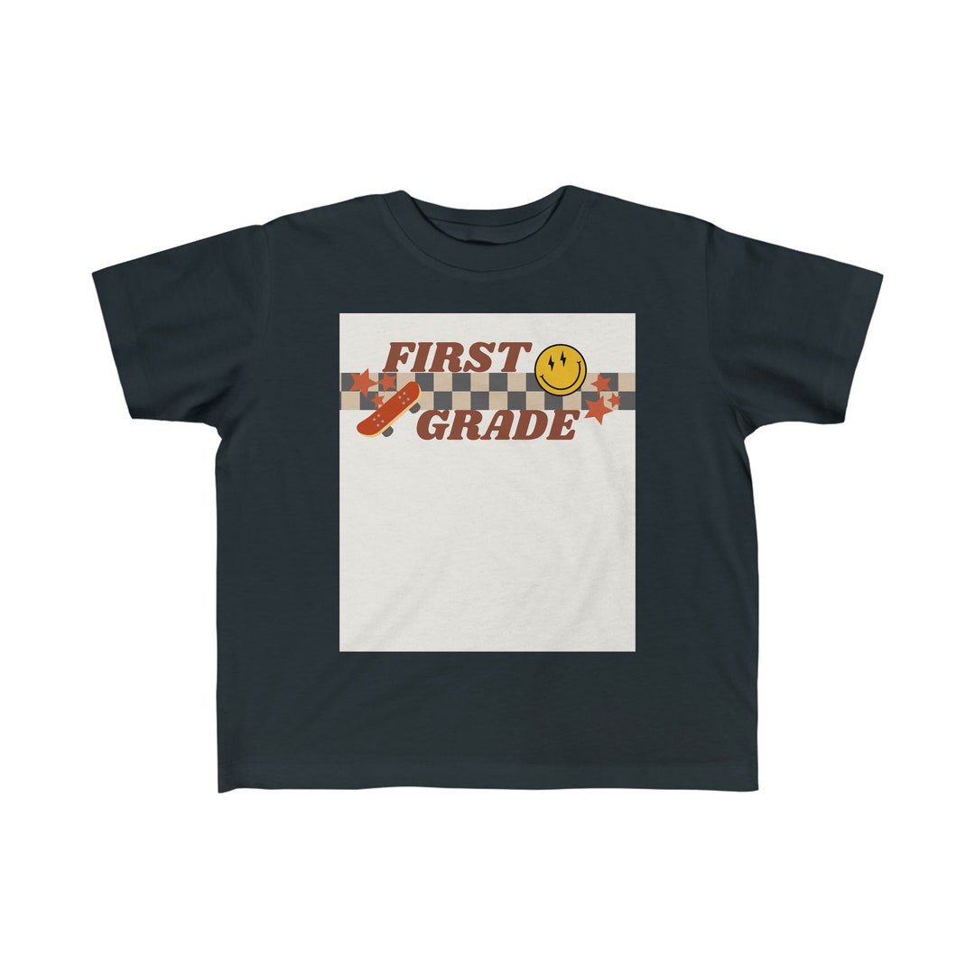first-day-of-school-first-grade-boy-shirt-first-grade-shirt-etsy