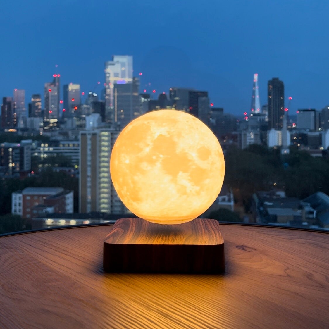 Levitating Moon Lamp 3D Printed Floating and Spinning 360 Etsy