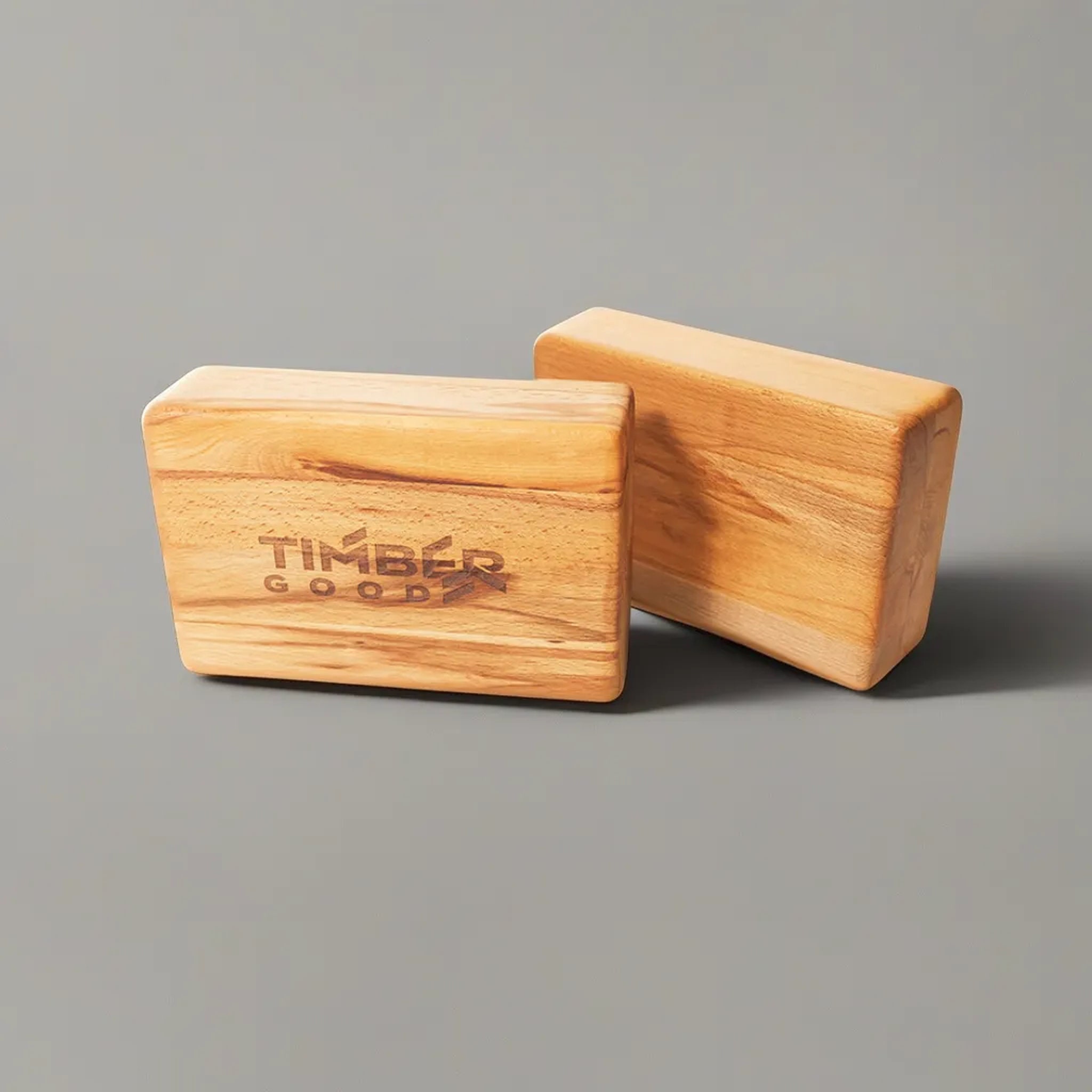 Wooden Yoga Blocks, Timbergood Floor Beam for Home Fitness, Handmade