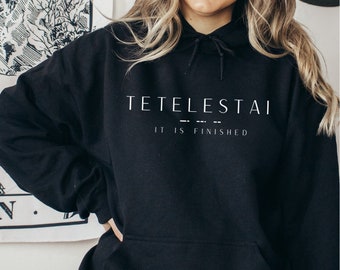 Tetelestai "It is finished" | Christian Apparel | Church attire | Christianity | Jesus | Reformed clothing | Biblical apparel