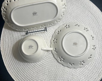 Rare Floral Adam & Eve Tachikichi Japan Tableware Set - Etsy