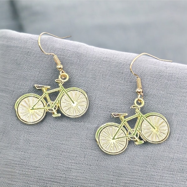 Ride in Style: Bicycle Earrings - Unique, Vintage, and Retro Chic Accessories