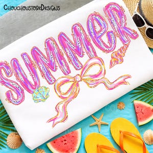 Brushstroke Summer Bundle png – Salty Beach, Summer Vibes, Beachy Quotes Colorful Sublimation Designs image 7