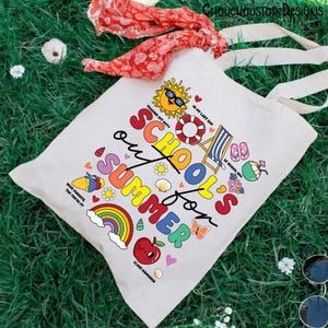 Teacher Summer png, School’s Out For Summer Quote Design, Last Day Of School Beach Fun Art, Teacher Off Duty PNG image 2