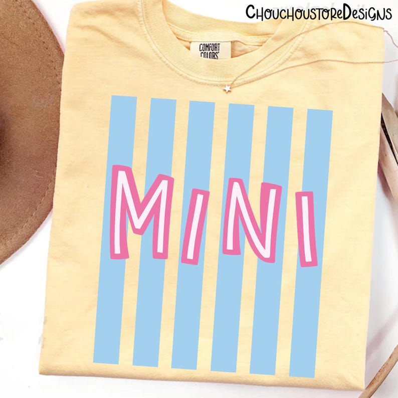 Paquete PNG de Mamá Preppy, Conjunto PNG de Mamá Nana Mimi Gigi, Diseños de Mamá Coqueta a Rayas, Paquete de Sublimación de Maternidad Femenina y Linda imagen 2