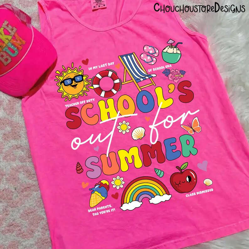 Teacher Summer PNG, School’s Out For Summer Quote Design, Last Day Of School Beach Fun Art, Teacher Off Duty PNG