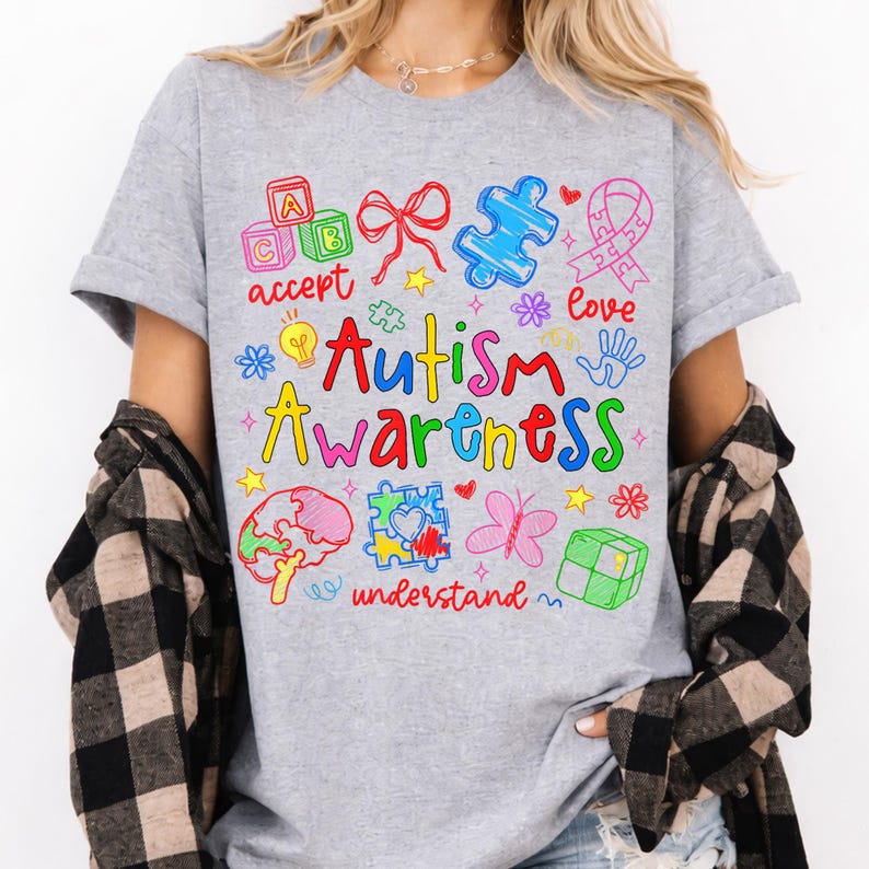 Autism Awareness png, Accept Love Understand Neurodiversity Shirt Design, Puzzle Piece Autism Sublimation PNG, Special Education Teacher png