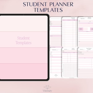 Digital Student Planner Templates | Academic Planner | iPad GoodNotes Planner | Student Templates | School Planner | College | 2023 - 2024