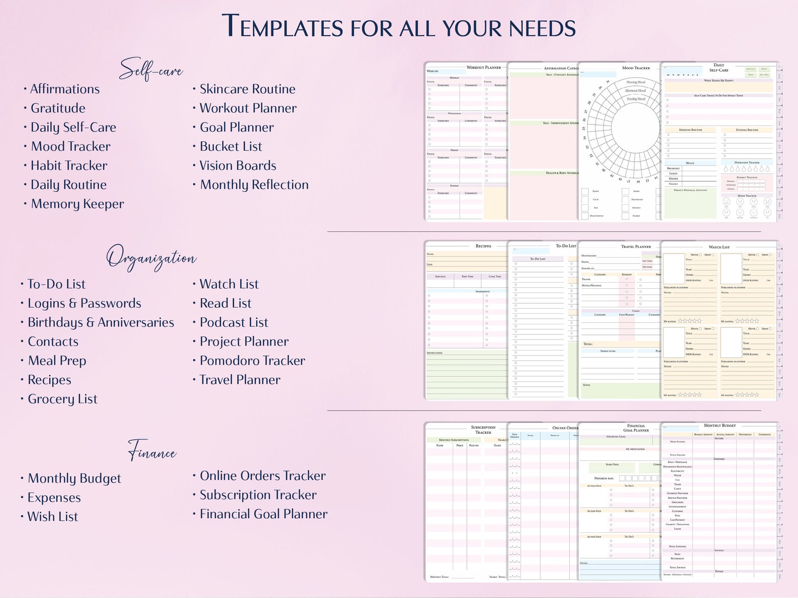 2024 Digital Planner | Yearly Planner 2024 | iPad Planner | Monthly ...