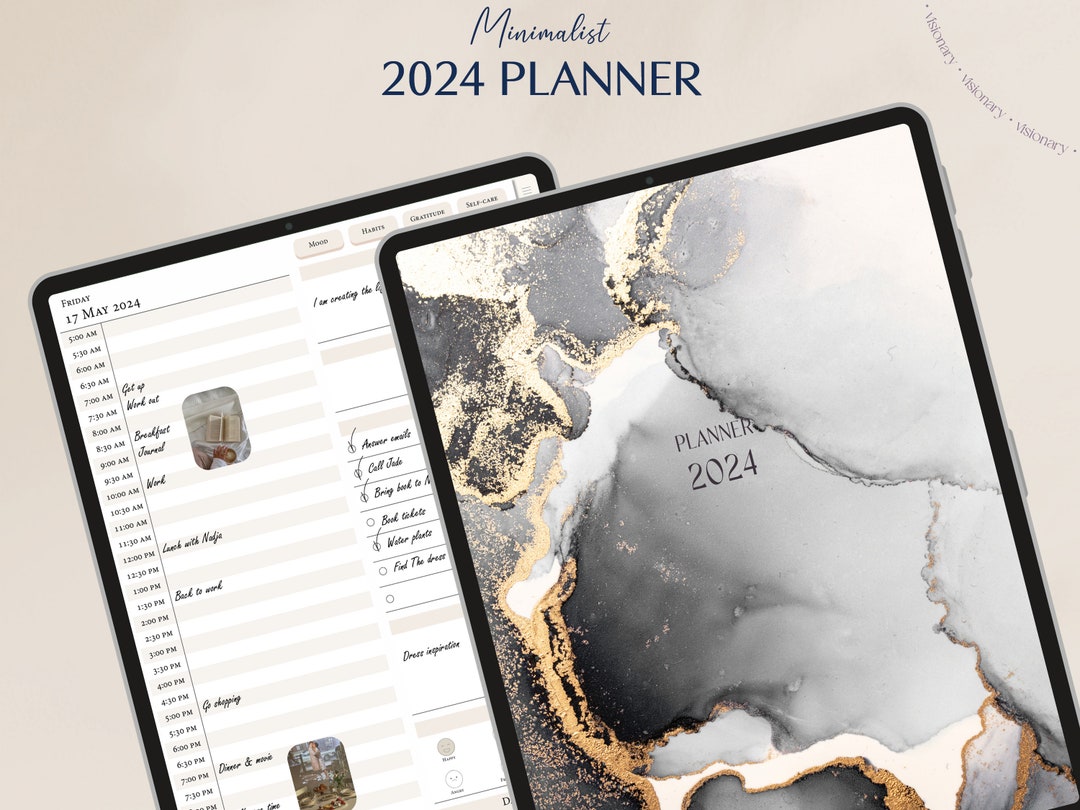 2024 Digital Planner| Minimalist Planner | iPad Planner | Goodnotes ...