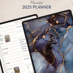 2025 Digital Planner | Minimalist Digital Planner | Monthly, Weekly, Daily Planner | Digital Calendar | iPad & Android Planner | Goodnotes