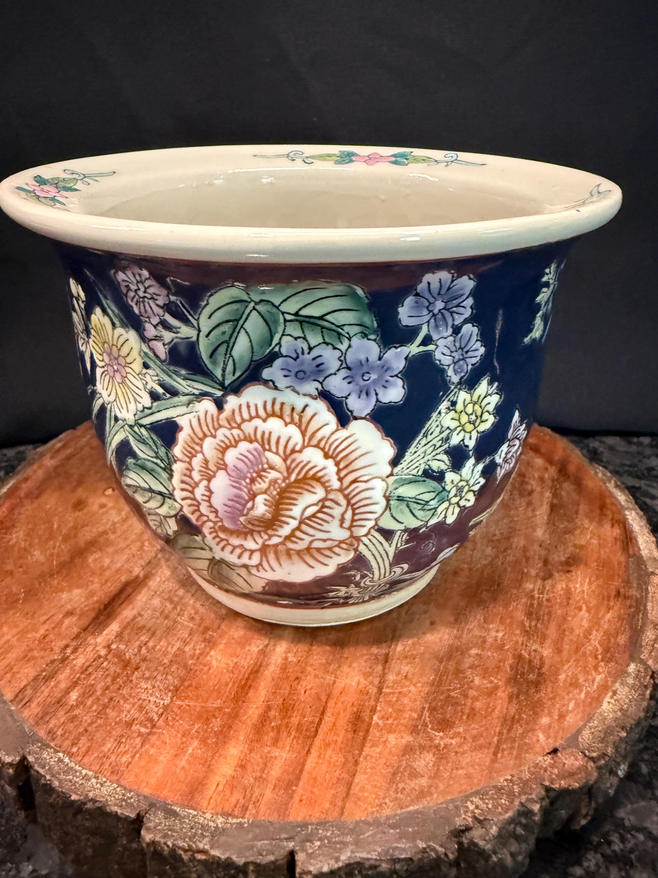 Chinoiserie Cachepot - Etsy