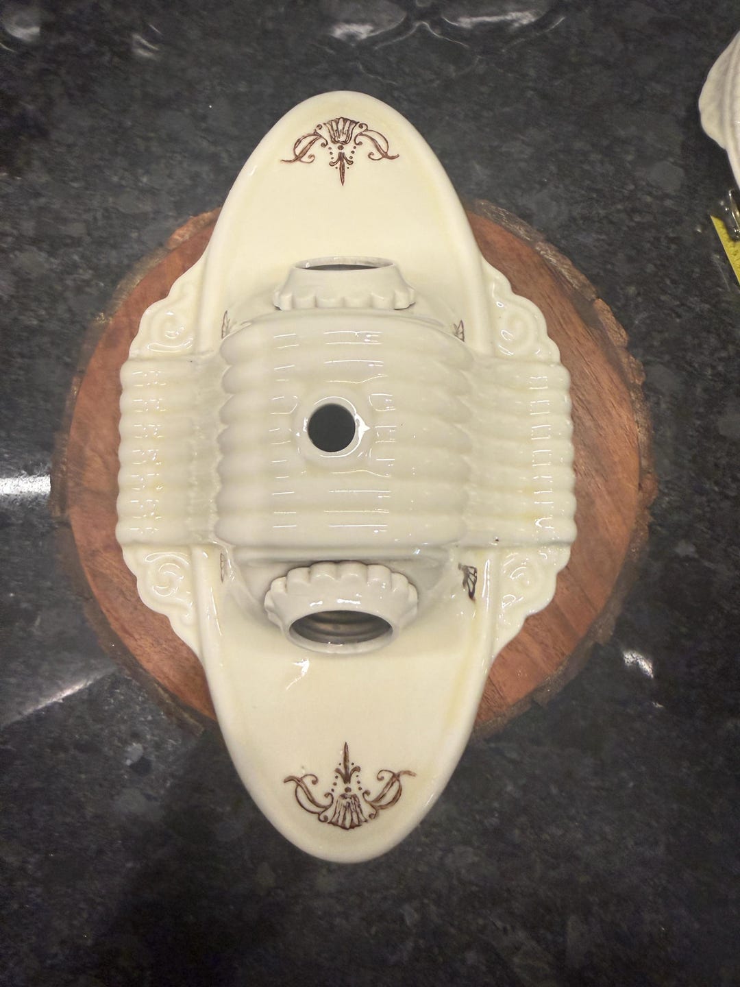 Antique Art Deco Porcelain Sconce – Porcelier 1930s Double Light ...