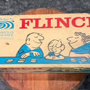 Vintage Flinch card game - 1963 edition of the "Flinch" card game by Parker Brothers - Numerical Card Game