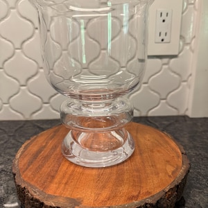 Vintage Clear Glass Vase / Bowl ‘Ella’ by Nanny Still for Riihimäen Lasi 1970’s