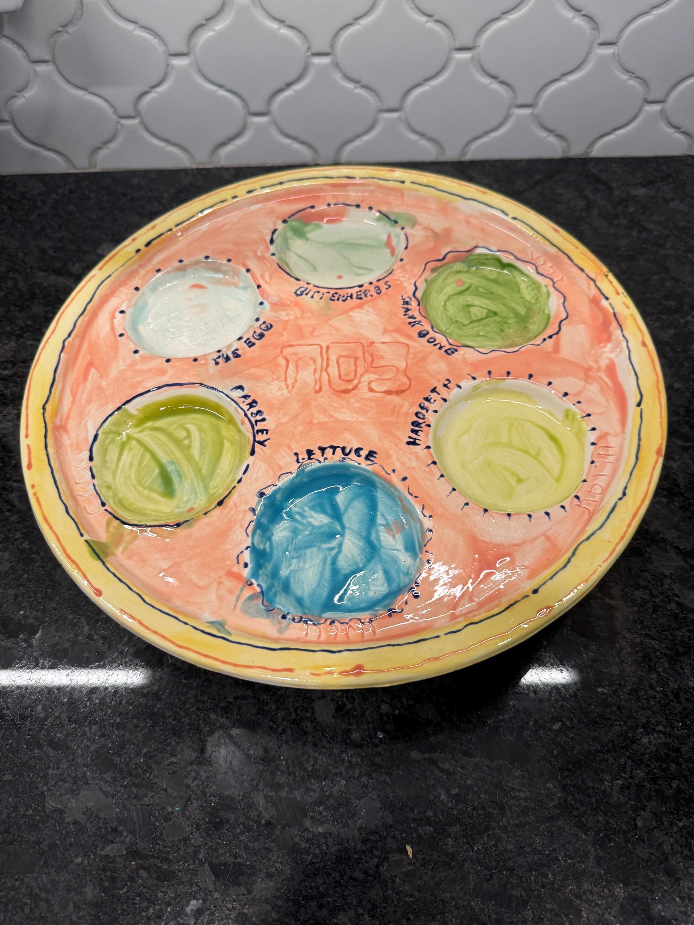 Vintage Seder Plate - Etsy