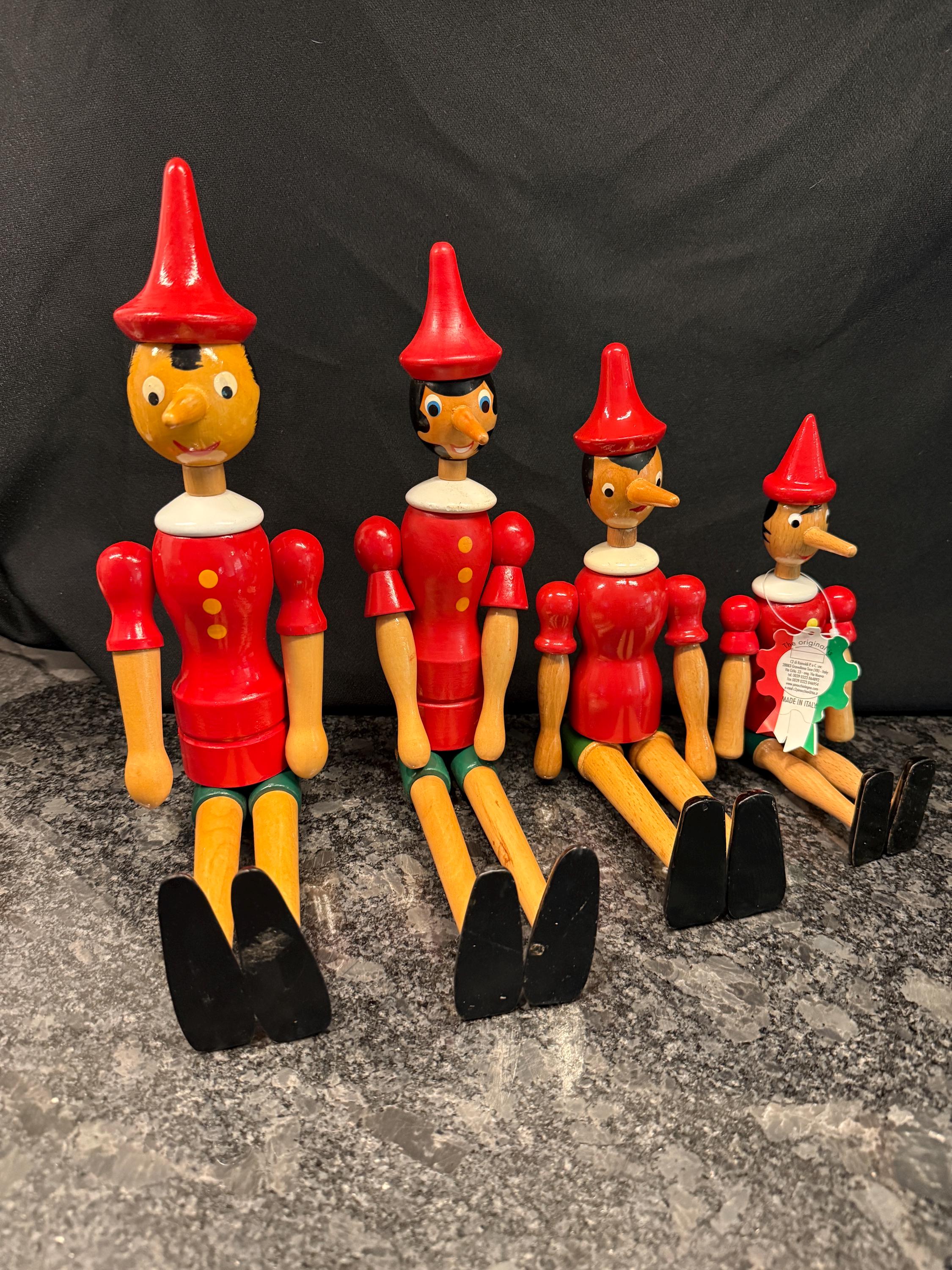 Wooden Pinocchio Figurine - Etsy