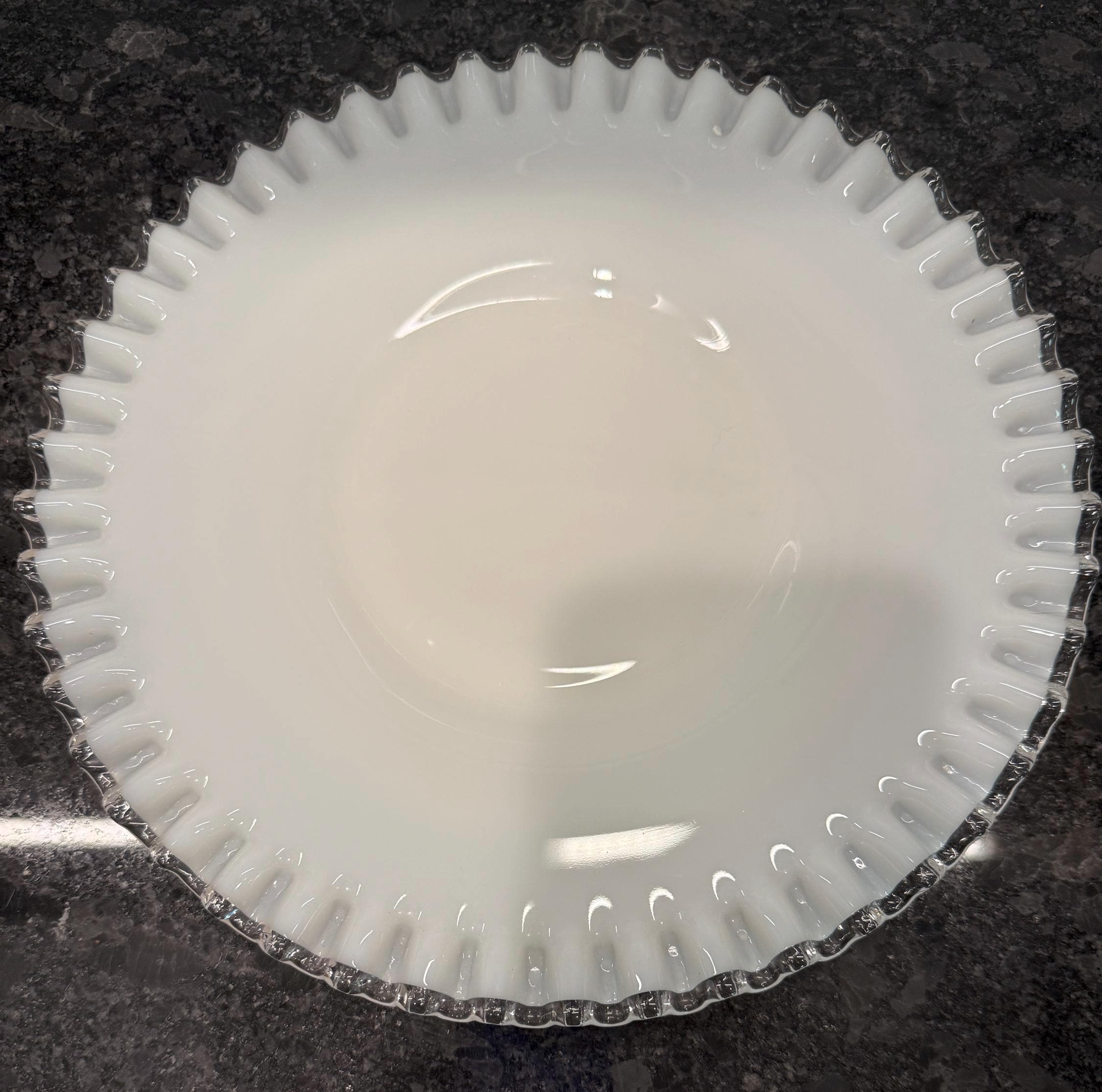 Fenton Silver Crest Dinner Plates - Etsy