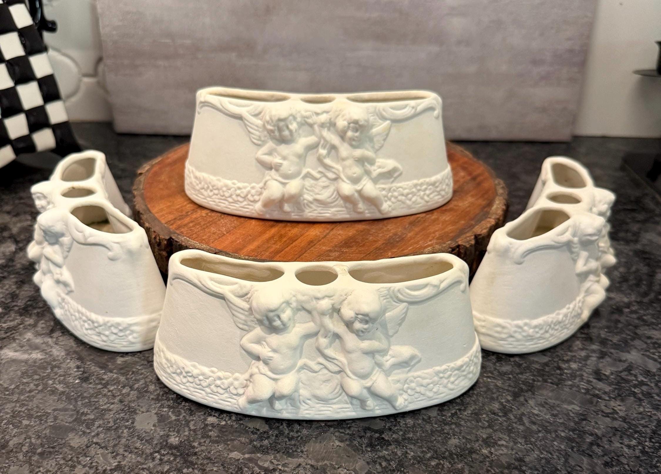 Dresden Candlesticks - Etsy