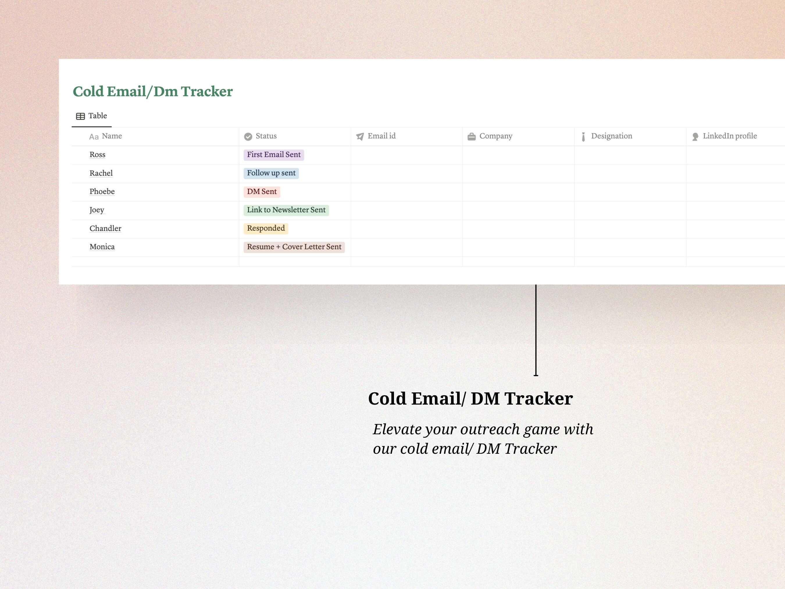 Notion Job Tracker Template Resume Template, Cover Letter, Interview